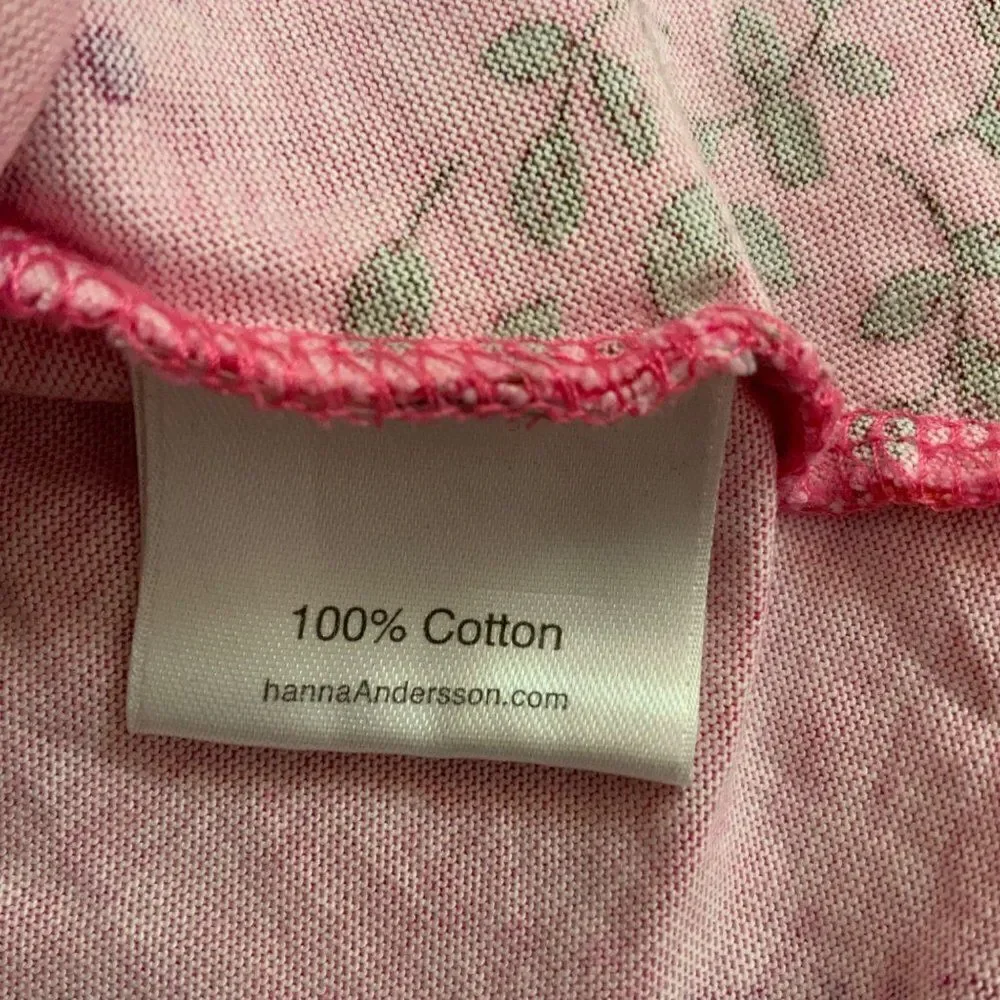 Hanna Andersson Girl’s Pink Medallion Print Bell Sleeve Cotton Dress Size 110 US